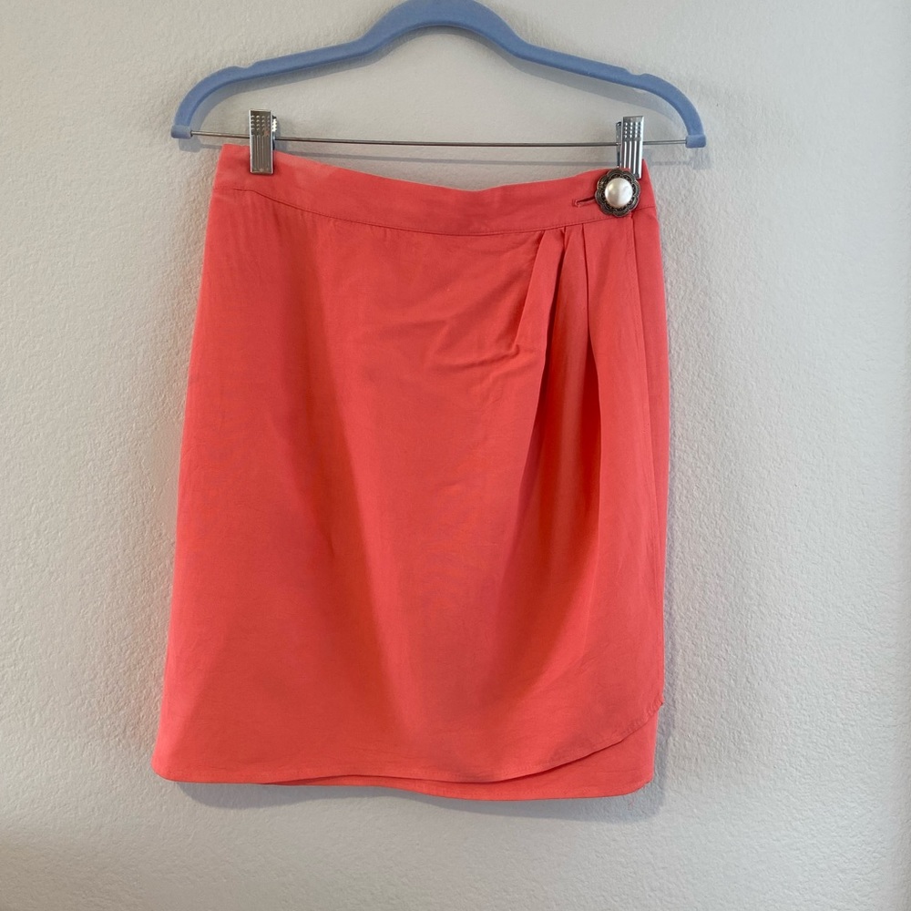 Vintage RAMPAGE Barbie Pink Mini Wrap Skirt